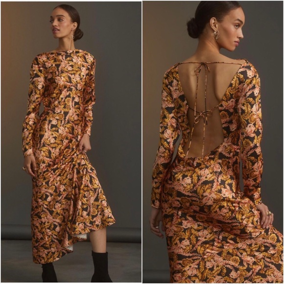 NWT ANTHROPOLOGIE SIGNIFICANT OTHER FLORAL MAXI DRESS